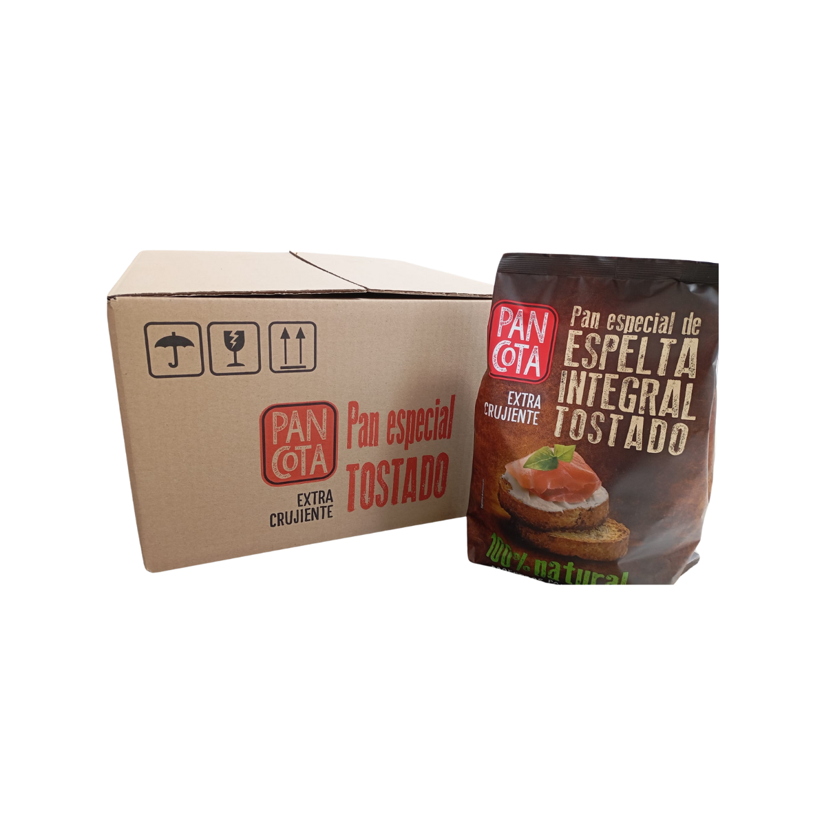 PAN ESPECIAL DE ESPELTA INTEGRAL TOSTADO (Oferta de 8 bolsas)