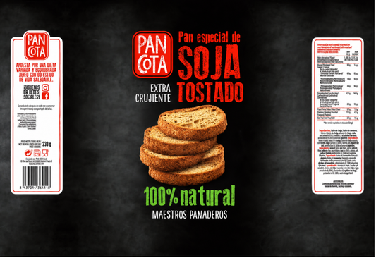 PAN ESPECIAL DE SOJA TOSTADO (Oferta de 14 bolsas)